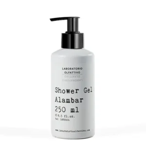 Shower Gel Alambar Laboratorio Olfattivo: bagnoschiuma idratante con miele e proteine vegetali. Pelle vellutata. Note ambrate