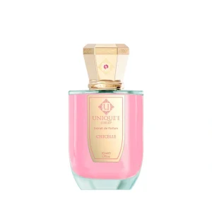 Chicelle Unicuqe'e Luxury. Profumo gourmand. Apertura Gourmand ed evoluzione floreale ambrata